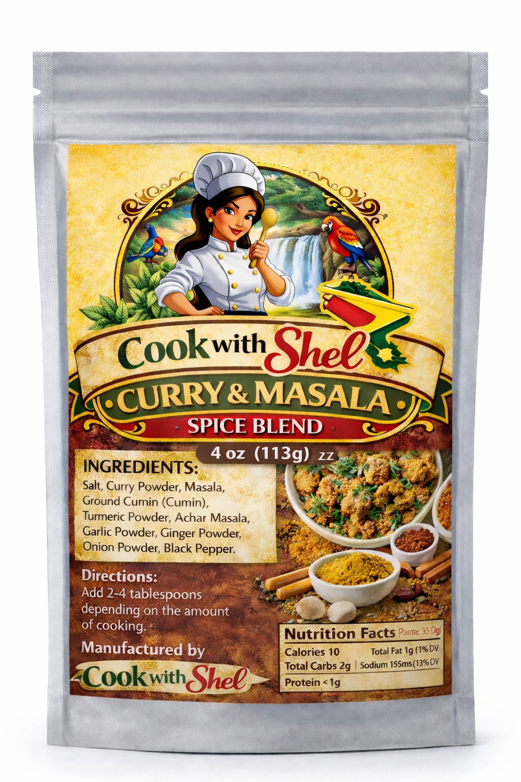Cook with Shel Curry & Masala Spice Blend