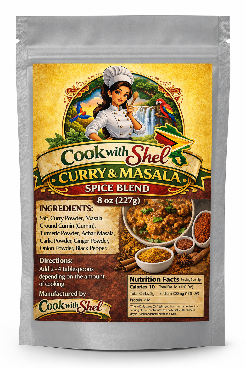 Cook with Shel Curry & Masala Spice Blend