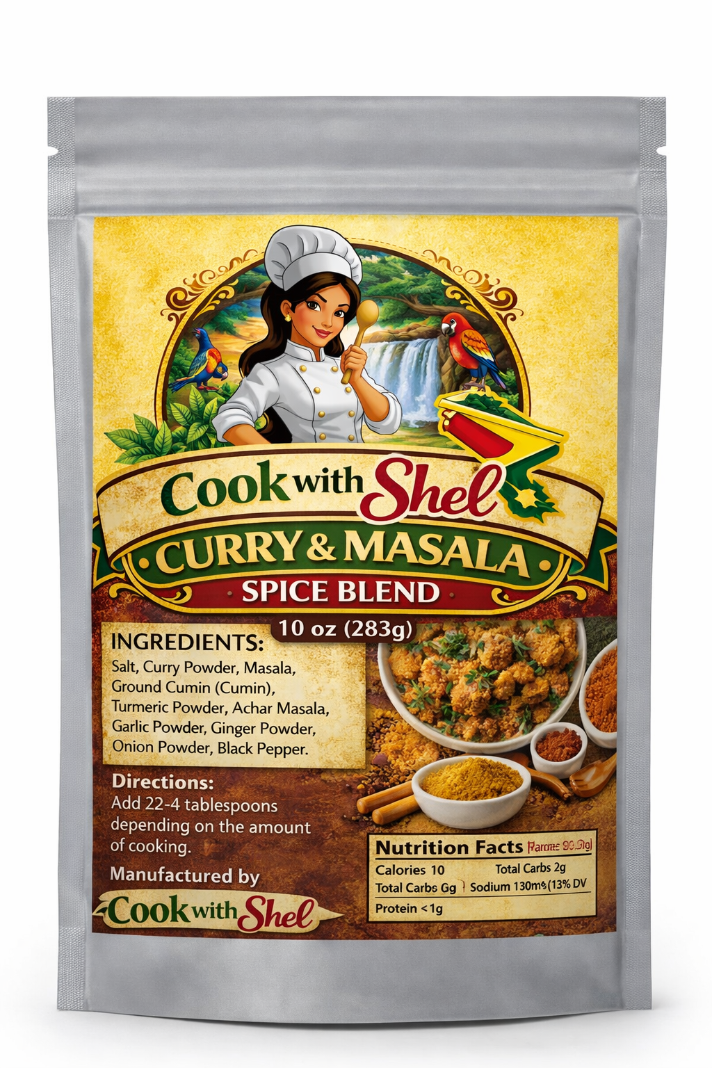 Cook with Shel Curry & Masala Spice Blend
